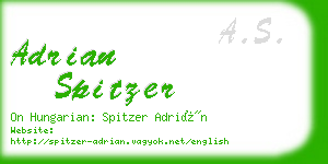 adrian spitzer business card